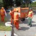 Atasi Sampah,Satgas Sampah Kodim 0502/JU Aksi Bersih-bersih di Wilayah Perumahan Rivera Kelapa Gading