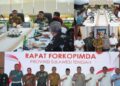 Kodam XXIII/Palaka Wira sebagai Tuan Rumah Rapat Forkopimda Sulteng Bahas Isu Strategis