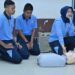 Perkuat Kesiapan Medis, Profesional dan Tanggap Darurat, Personel Lanud Sjamsudin Noor Ikuti Simulasi CPR