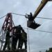 Pembangunan Jembatan Gantung Batu Kalang Utara Memasuki Tahap Pemasangan Gelagar
