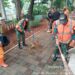 Program Satgas Grebek Sampah Kodim 0502/JU Aksi Bersih-bersih di wilayah Penjaringan