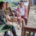 Laksanakan Komsos,Babinsa Koramil 04/Cikupa dan Bhabinkamtibmas Himbau Warga Tingkatkan Kamtibmas