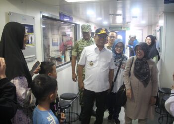 Panglima TNI dan Kapolri Tinjau Kesiapan Mudik di Merak, Danrem 064/MY Pastikan  Dukungan Pengamanan Wilayah