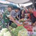 Dukung Stabilitas Ekonomi Rakyat, Personel Babinsa Jajaran Kodim 0503/JB Cek Harga Pangan di Pasar