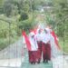 Dulu Basah Basahan Ke Sekolah, Sekarang Anak Sekolah Di Sembukan Punya Jembatan Garuda