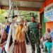 Dukung Program Kesehatan Desa, Babinsa Koramil 19/Idm Dampingi Posyandu