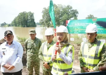 Kodam XXI/Raden Inten dan Pemerintah Daerah Bangun Jembatan di Kali Pasir