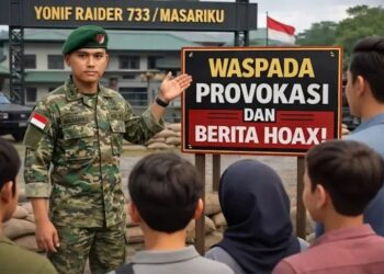 Danyonif 733/Masariku Klarifikasi Terkait Insiden Prajurit di Sanana