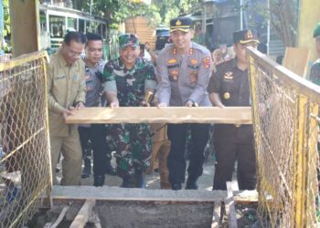 Groundbreaking Jembatan Garuda di Bima, Bukti Nyata Kehadiran TNI untuk Rakyat