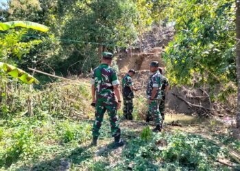 Tim Audit Itdam IX/Udayana Tinjau Progres Jembatan Garuda di Bima, Pastikan Pembangunan Tepat Sasaran