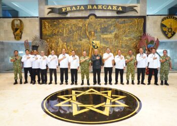 Perkuat Kepemimpinan Visioner, Pangdam IX/Udayana Sambut Peserta PKDN Sespimti Polri Dikreg ke-35