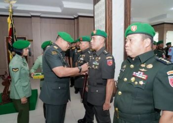 Pangdam XV/Pattimura Pimpin Rotasi Pejabat Utama Kodam
