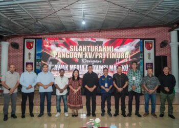 Pangdam XV/Pattimura Rangkul Insan Pers Jaga Kondusivitas Maluku