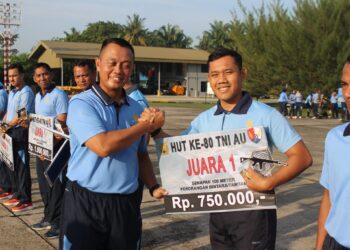 Borong Juara 1 2 dan 3 Prajurit Yon Arhanud 11 Pasgat ,Torehkan Prestasi di Lanud Roesmin Nurjadin