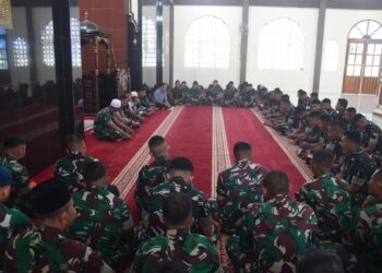 Doa Bersama Dalam Rangka Gladi Lapangan Latihan Matra Udara I Level II Divisi Parako Pasgat Sadyakala Sakti TA 2026