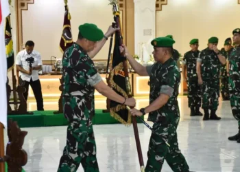 Tongkat Komando Korem 083/Baladhika Jaya Beralih , Pangdam Brawijaya Tekankan Adaptasi dan Kepemimpinan Humanis