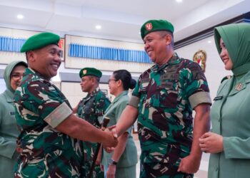 Pangdam XIII/Merdeka Pimpin Laporan Korps Kenaikan Pangkat, Tekankan Tanggung Jawab dan Profesionalisme Perwira