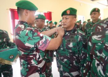 24 Prajurit Kodim 1204/Sanggau Naik Pangkat Periode 1 April 2026