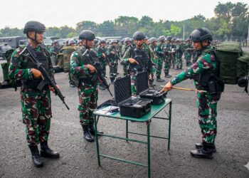 Pastikan Kesiapan Tempur, Danyonif 3 Marinir Pimpin Apel Gelar Kesiapan Tempur