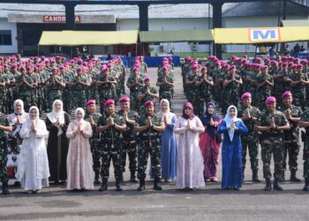 PANGKORMAR PIMPIN APEL GABUNGAN DAN HALAL BIHALAL, HADIRKAN KEJUTAN SPESIAL UNTUK PRAJURIT