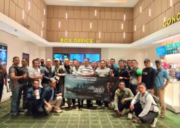 Danpuslatpurmar 7 Lampon Pimpin Upacara Tradisi Kenaikan Pangkat Anggotanya