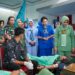 Kodaeral lX Tuan Rumah Aksi Donor Darah Serentak Apel Bersama Wanita TNI dan HUT ke-62 Dharma Pertiwi 2026