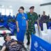 Dankodaeral lX Tinjau Pelaksanaan Donor Darah Serentak Apel Bersama Wanita TNI dan HUT ke-62 Dharma Pertiwi 2026 Daerah Q
