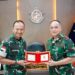 Jelang Sertijab, Pangdam XV/Pattimura Kunjungi Komandan Kodaeral lX