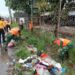 Serbuan Teritorial,Personil Koramil 01/Teluknaga Bersama Komduk Aksi Bersih-bersih Sampah,Wujudkan Lingkungan Sehat