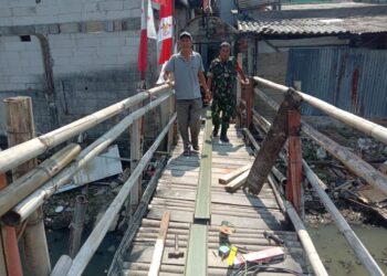 Pembangunan Jembatan Garuda di Kali Sentiong, Menjadi Simbol Hadirnya Solusi Bagi Masyarakat