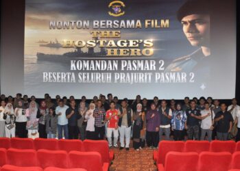 Prajurit Pasmar 2 Nobar Film “The Hostage’s Hero”