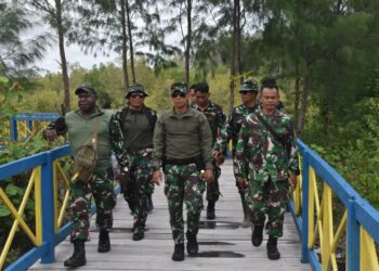 Dandim 1710/Mimika Tinjau Rencana Lokasi Sasaran TMMD Ke-128 TA 2026 di Distrik Mimika Tengah
