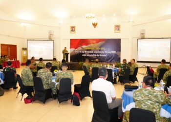 Kasetum TNI Buka Rakornisset, Dorong Inovasi dan Efisiensi Kesekretariatan TNI