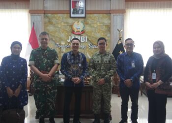 Bangun Sinergi Strategis, Danrem 042/Gapu Terima Pimpinan BRI Cabang Jambi