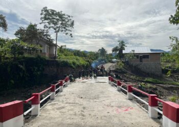 TNI AD Kembali Menunjukkan Komitmenya Untuk Membangun Jembatan Armco Di Nagari Guguk Kayu Tanam Telah Mencapai Persen 95 Persen