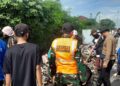 Wujudkan Lingkungan Sehat,Satgas Sampah Kodim 0510/Tigaraksa Bersihkan Sampah di Jalan Raya Kresek-Gandaria