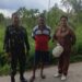 Babinsa dan Pemerintah Desa Longkotan Kompak, Ukur Lahan Hibah untuk Gerai KDKMP