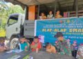 Mobil Pintar Tiba Senyum Anak Bangsa Menyapa, Satgas Pamtas Yonarhanud 2 Kostrad Hadirkan Smart Car di SDK Nilulat
