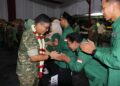 Kodim 0503/JB Gelar Acara Tradisi Pisah Sambut Dandim 0503/Jakarta Barat dari Kolonel Kav Sigit Dharma Wiryawan Kepada Letkol Inf Saputra Hakki