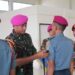 Komandan Pusat Latihan Pasukan Pendarat Pimpin Upacara Kenaikan Pangkat Prajuritnya