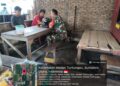 BABINSA MAMFAATKAN WARUNG KOPI SEBAGAI TEMPAT KOMSOS.