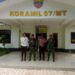 DANRAMIL 0201-07/MT SAMBUT KUNJUNGAN KERJA KAPOLSEK MEDAN TUNTUNGAN
