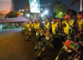 Babinsa Koramil 0201-03/MD Gelar Patroli Motoris Malam Hari, Pastikan Keamanan Wilayah Tetap Kondusif