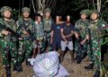Yonarmed 12 Tegas Amankan 47 Ball Tembakau di Jalur Ilegal Perbatasan