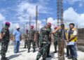 Ir Kormar Tinjau Progres Pembangunan Yonif 15 Marinir, Puslatpurmar 3 Grati Pastikan Pengamanan Optimal