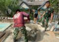 Tingkatkan Kualitas Hidup Masyarakat Desa Pasar Rawa,Satgas TMMD 128 Bangun MCK dan Sumur Bor
