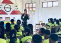 Tanamkan Jiwa Patriotisme, Satgas Pamtas Yonarhanud 2 Kostrad Bekali Siswa SMA Wawasan Kebangsaan dan Bela Negara ‎