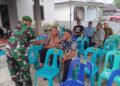 Babinsa Desa Klambir Lima Kebun Serka Kusmiono Laksanakan Komsos Melalui Takziah di Rumah Warga Binaan