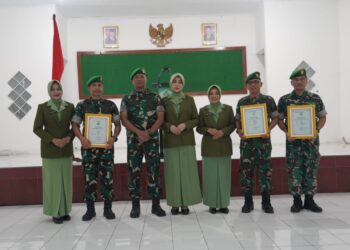 Danrem 064/MY Pimpin Sertijab Kasi Ter Kasrem 064/MY