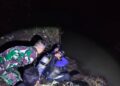 AKSI SIGAP TNI AL  DAN TIM SAR GABUNGAN EVAKUASI KORBAN TENGGELAM DI SUNGAI CISANGGARUNG